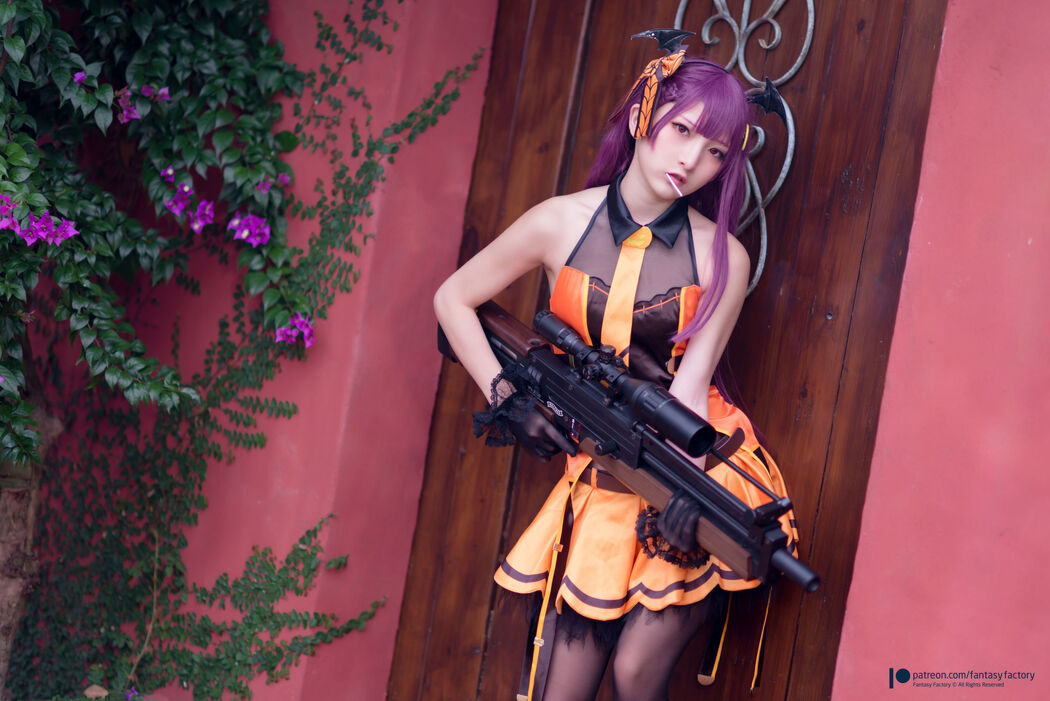 COSER Xiaoding "Black Silk + Vinyl + Female Killer" [Fantasy Factory]