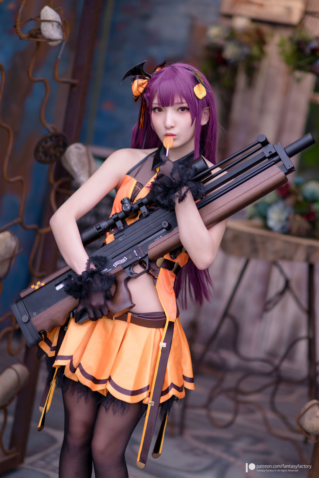 COSER Xiaoding "Black Silk + Vinyl + Female Killer" [Fantasy Factory]