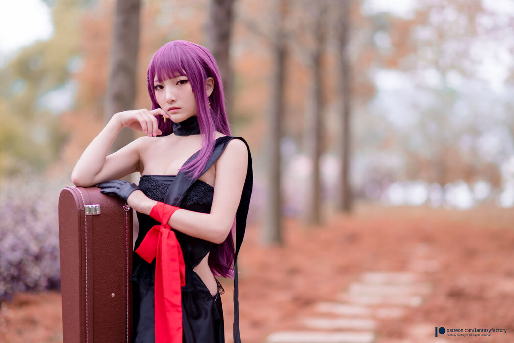 COSER Xiaoding "Black Silk + Vinyl + Female Killer" [Fantasy Factory]
