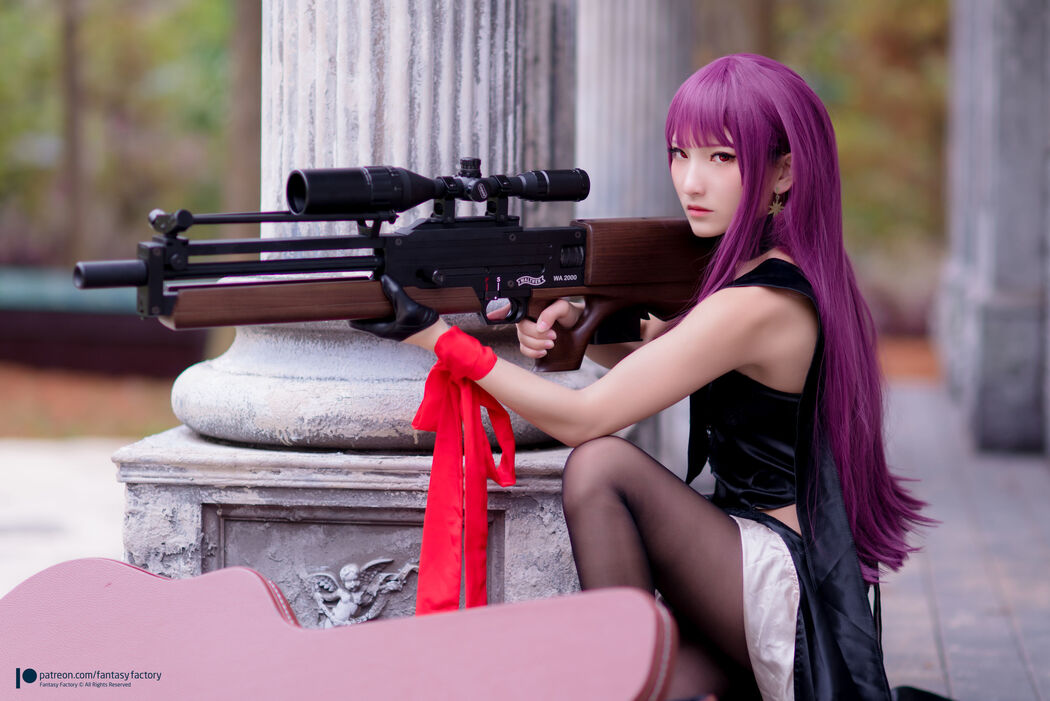 COSER Xiaoding "Black Silk + Vinyl + Female Killer" [Fantasy Factory]