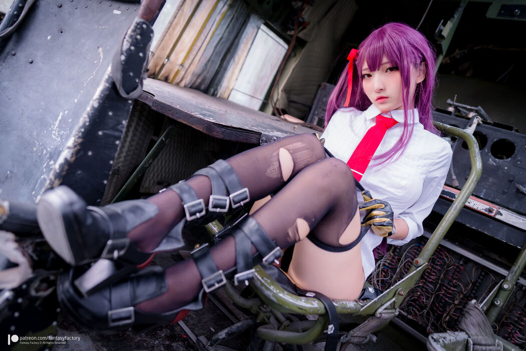 COSER Xiaoding "Black Silk + Vinyl + Female Killer" [Fantasy Factory]
