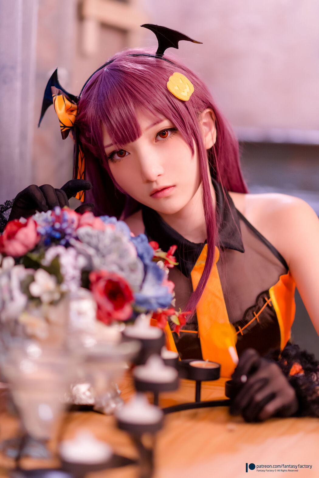 COSER Xiaoding "Black Silk + Vinyl + Female Killer" [Fantasy Factory]