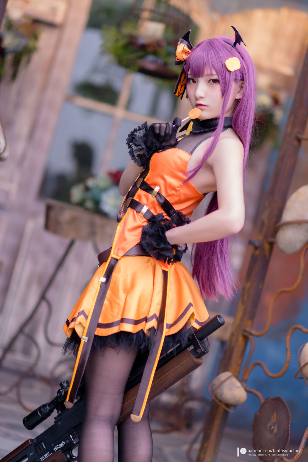 COSER Xiaoding "Black Silk + Vinyl + Female Killer" [Fantasy Factory]