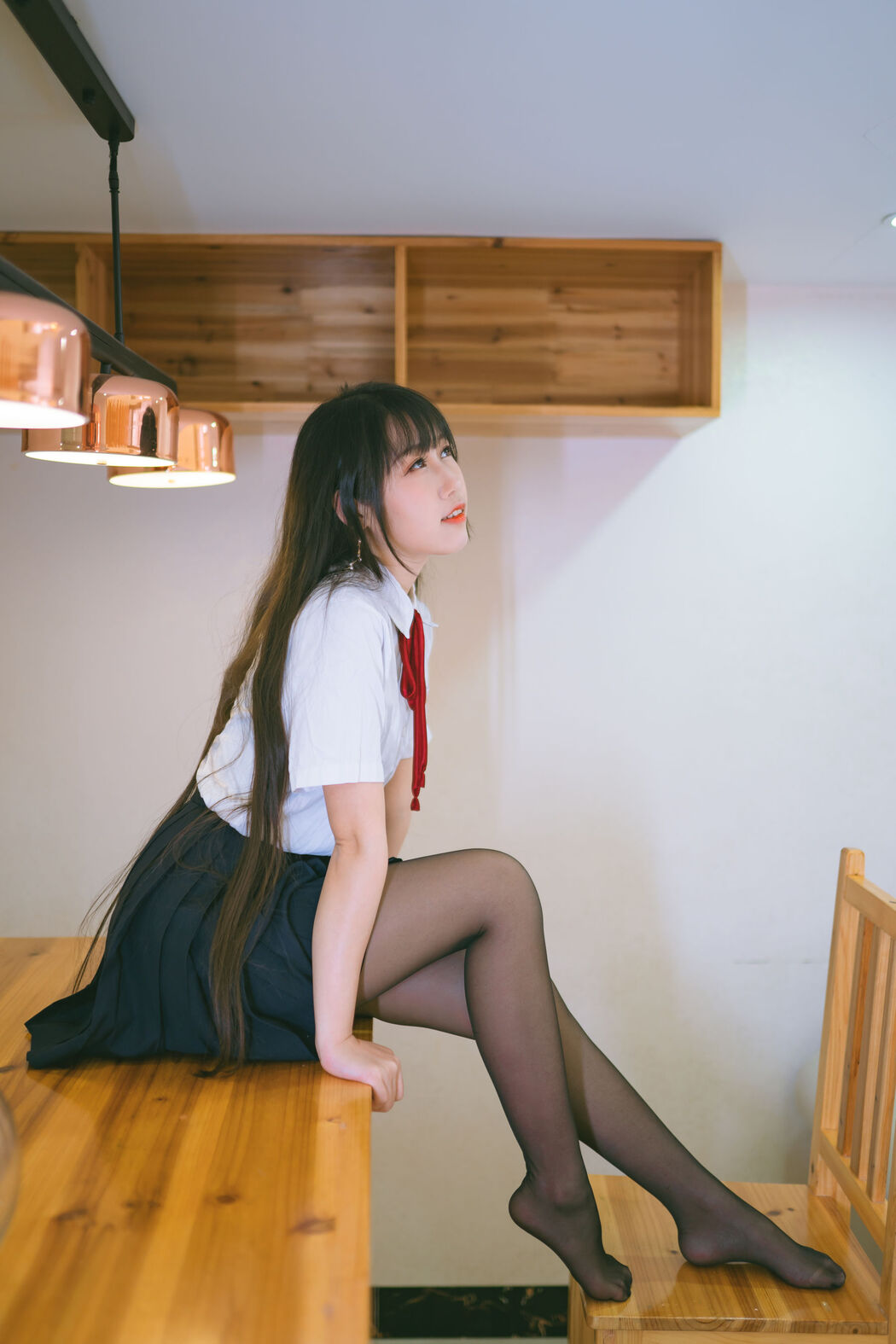 [Welfare COS] Weibo Popular Coser Do Not Stay Cat - School Uniform JK