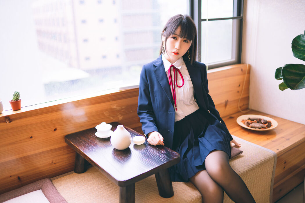 [Welfare COS] Weibo Popular Coser Do Not Stay Cat - School Uniform JK