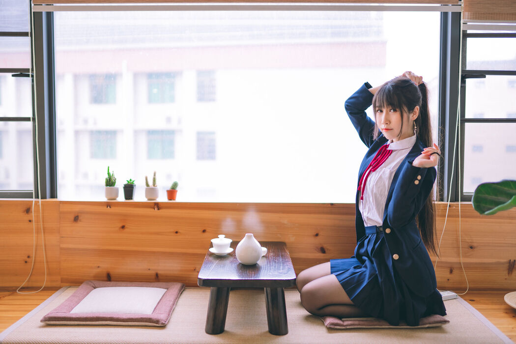 [Welfare COS] Weibo Popular Coser Do Not Stay Cat - School Uniform JK