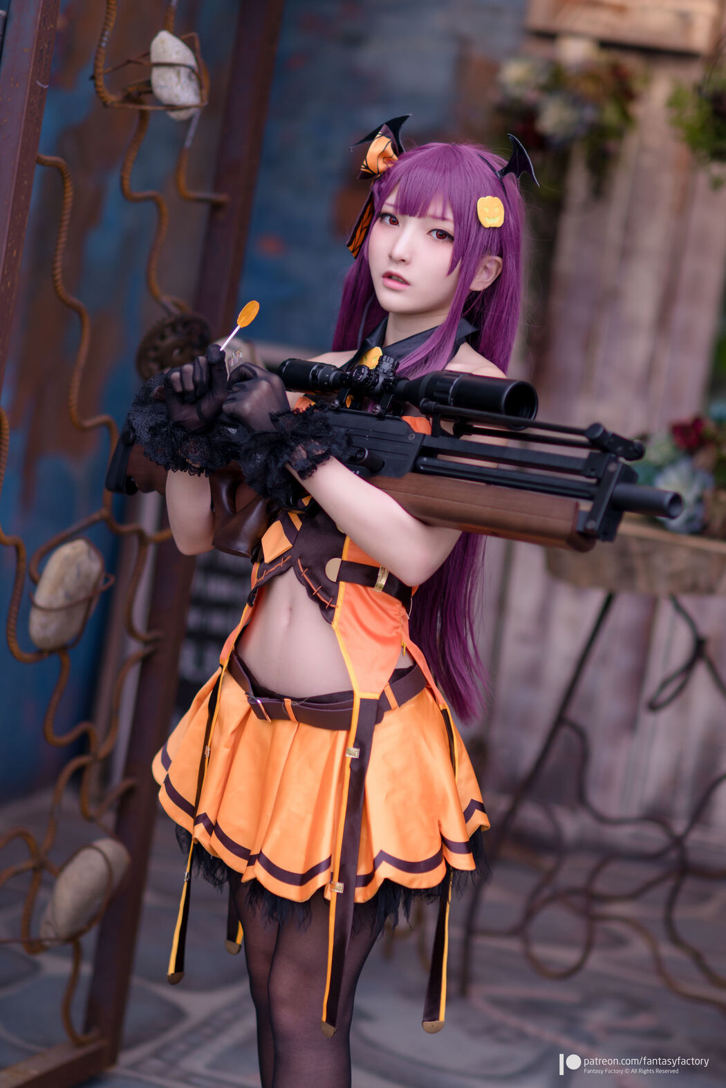 COSER Xiaoding "Black Silk + Vinyl + Female Killer" [Fantasy Factory]