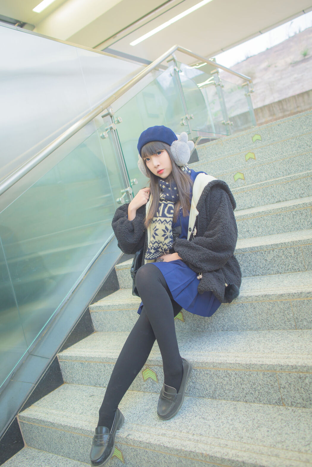 [Cosplay Photo] Popular Coser Nizuo Nisa - Early Spring Outside Shooting