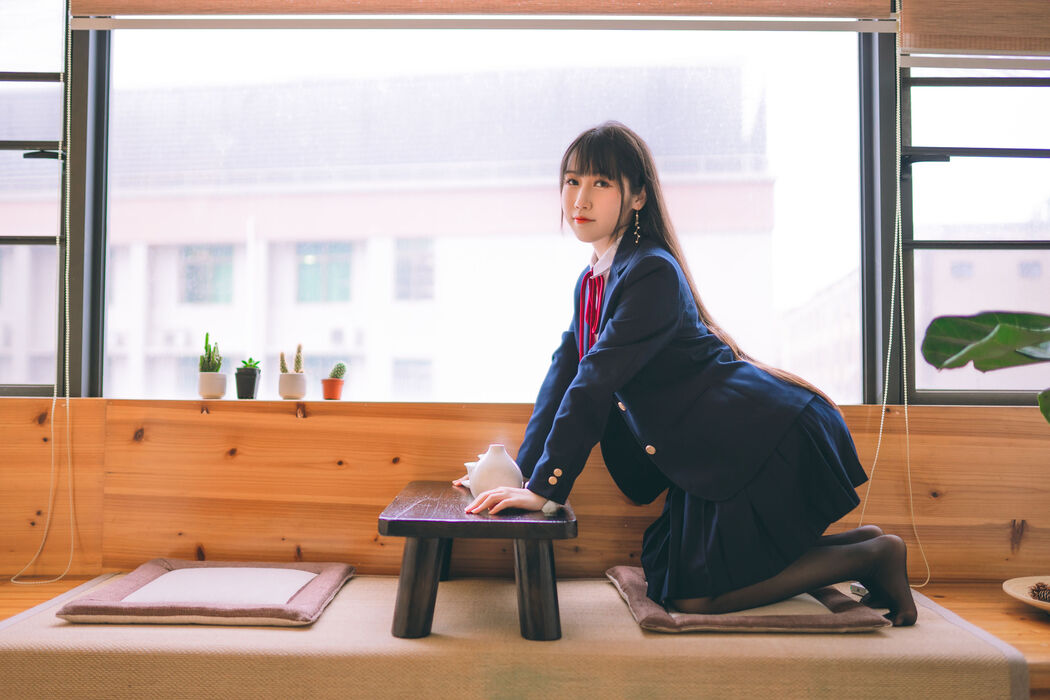 [Welfare COS] Weibo Popular Coser Do Not Stay Cat - School Uniform JK