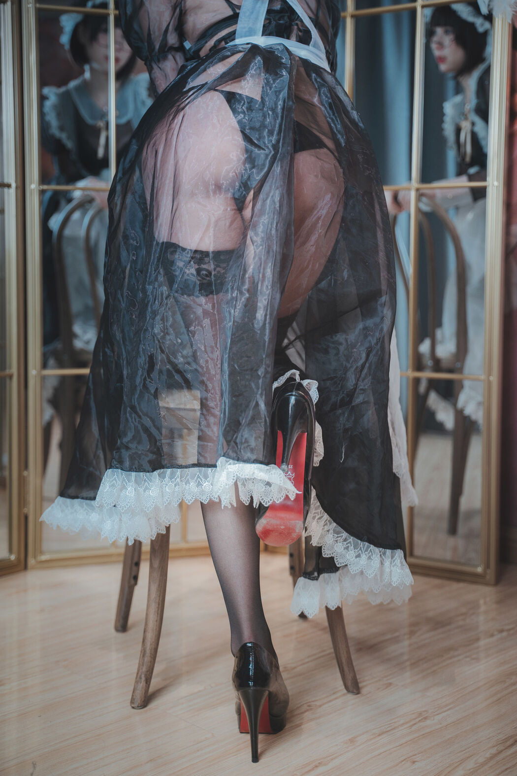 Cute girl Coser Nange "Transparent Maid"