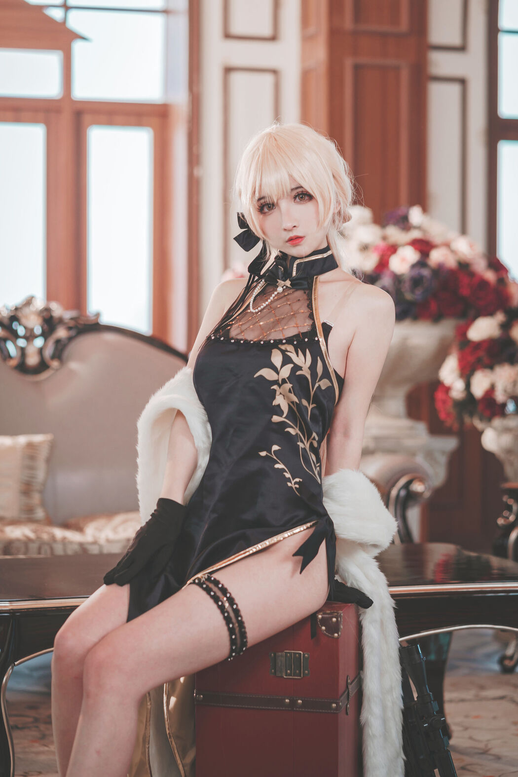 [Net Red Coser Beauty] Rioko Ryoko "Girls Frontline OTs-14"