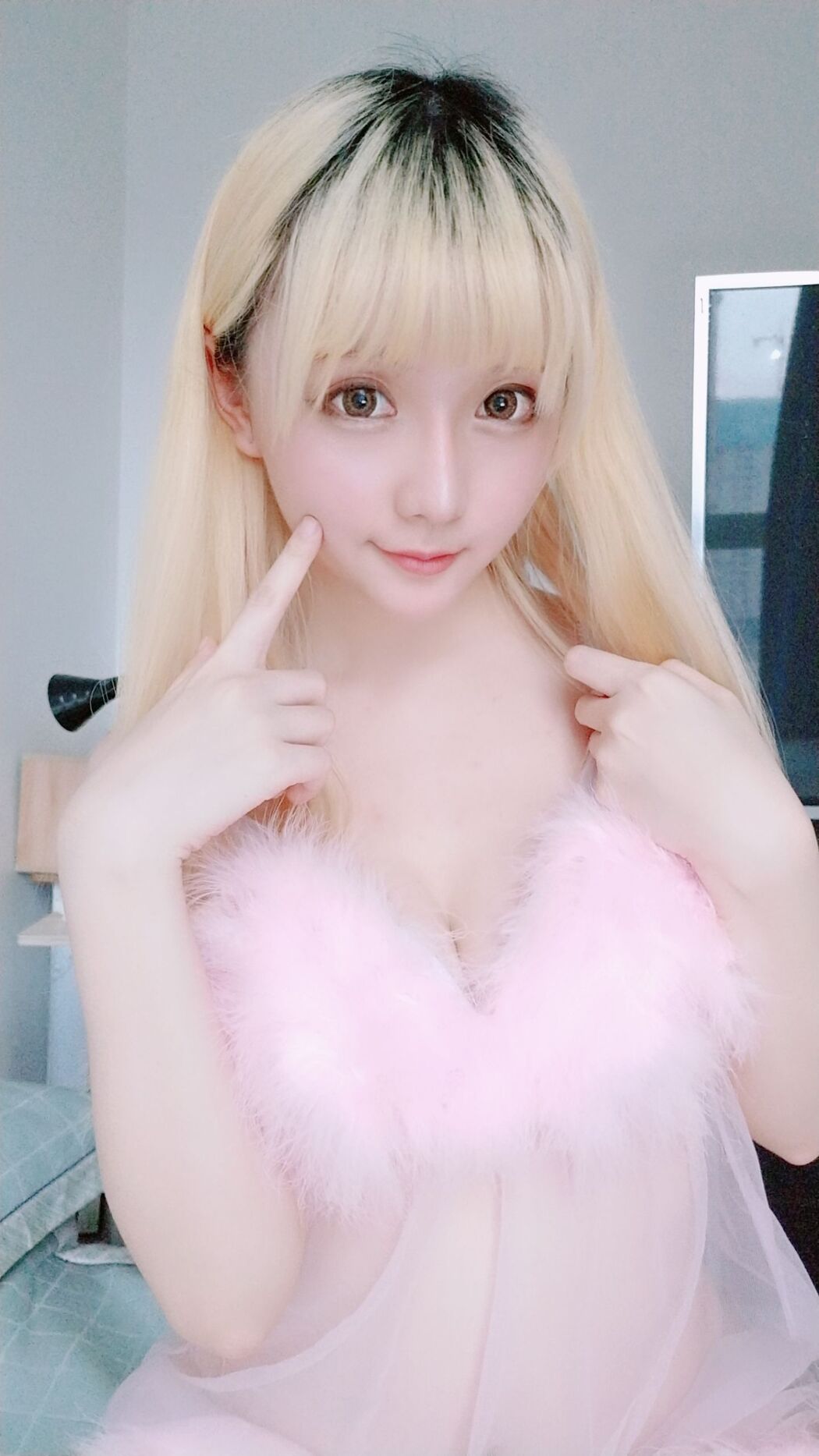 [网红Coser] Stars are too late "Pink Pajamas"