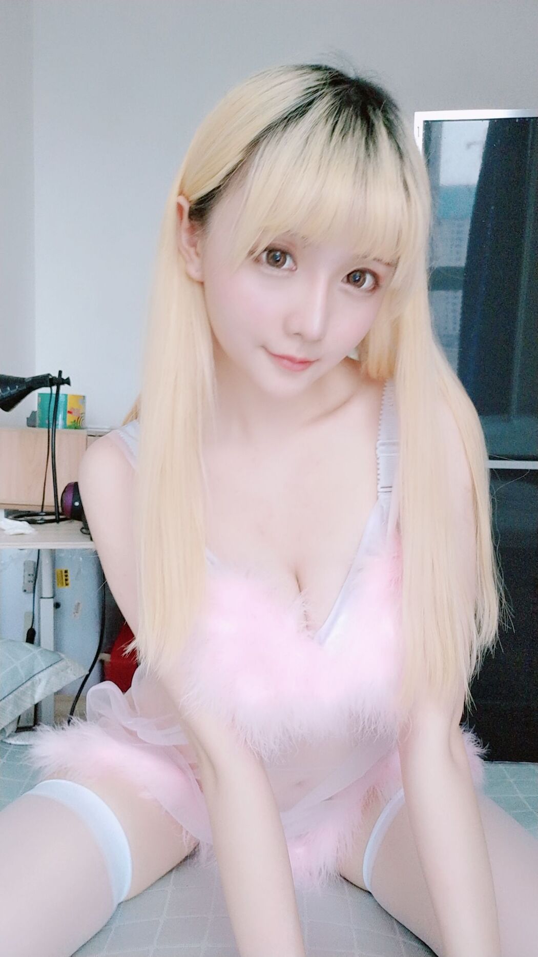 [网红Coser] Stars are too late "Pink Pajamas"