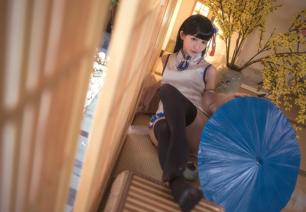 [Coser美女] Eel Fei Er "Blue and Blue Clothes Yixian"