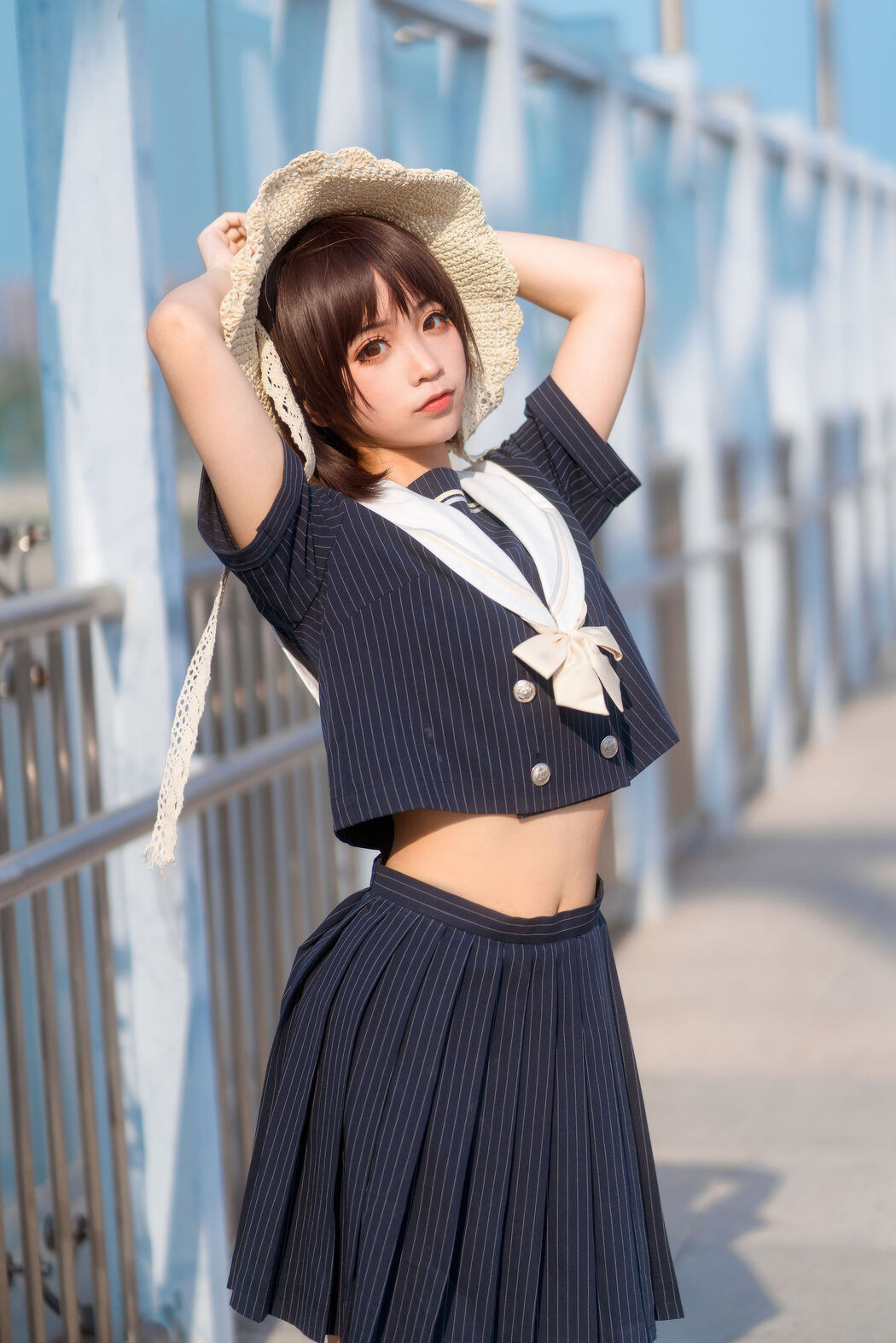 [网红Coser] Stupid Momo "JK Uniform"