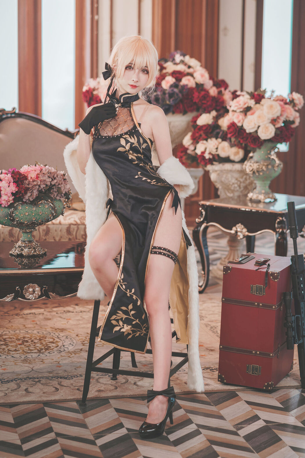 [Net Red Coser Beauty] Rioko Ryoko "Girls Frontline OTs-14"