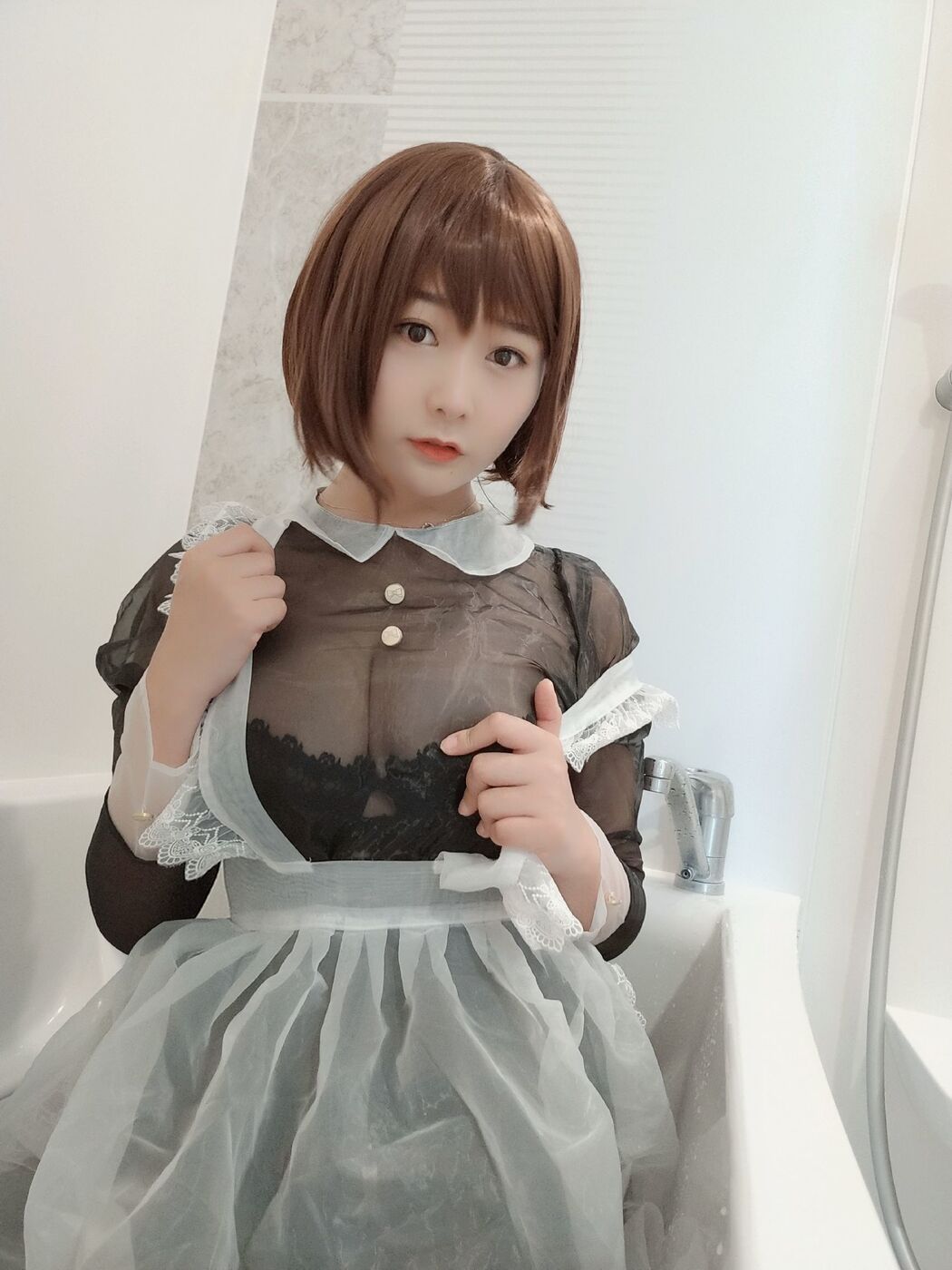 [网红Coser] Miido "Transparent Maid" Cover Photo