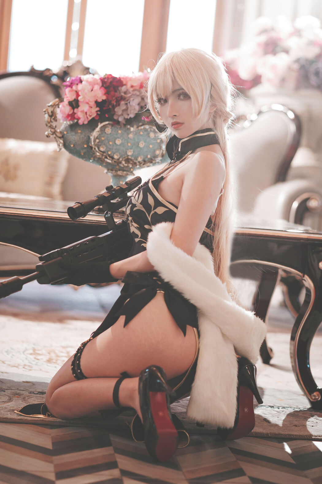 [Net Red Coser Beauty] Rioko Ryoko "Girls Frontline OTs-14"