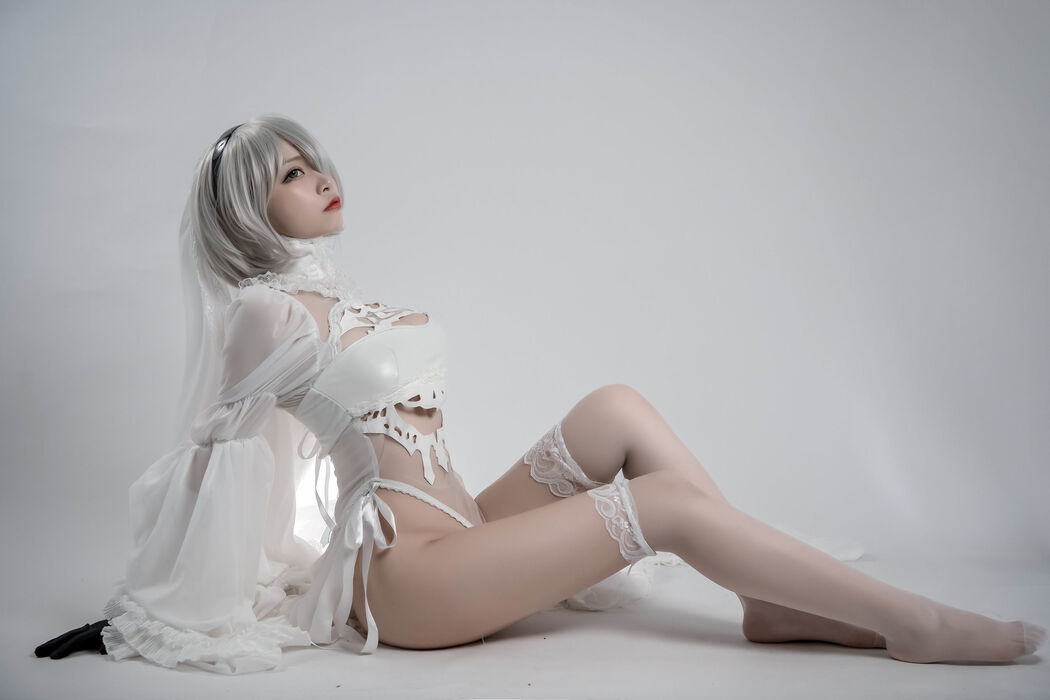 [COS Welfare] Popular Coser Nizuo Nisa - 2B Doujin Flower Marriage Cover Photo