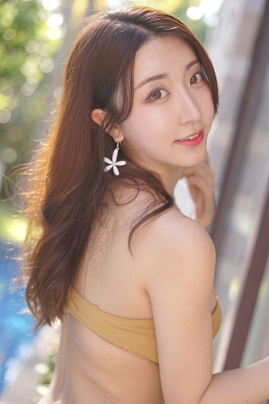 [COS Welfare] Popular Coser Kurokawa - Island Trip Yellow Tube Top