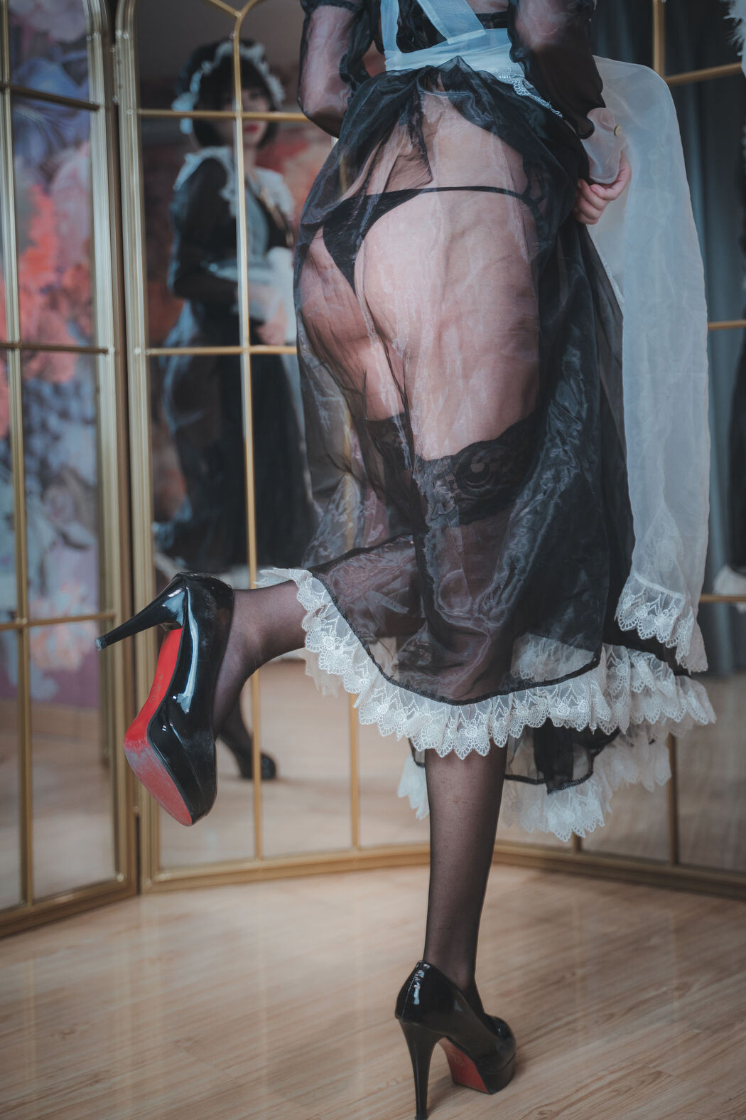Cute girl Coser Nange "Transparent Maid"