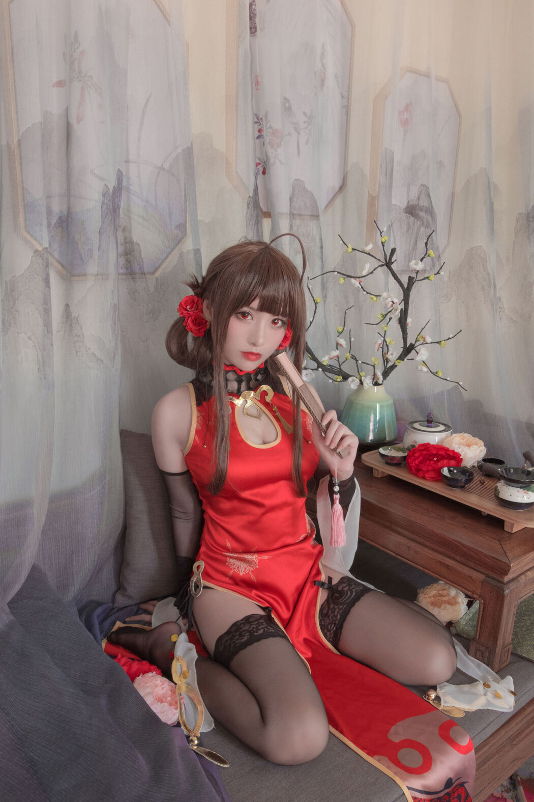 [Cosplay Photo] Coser Hoshino saori - DSR-50 Red Peony