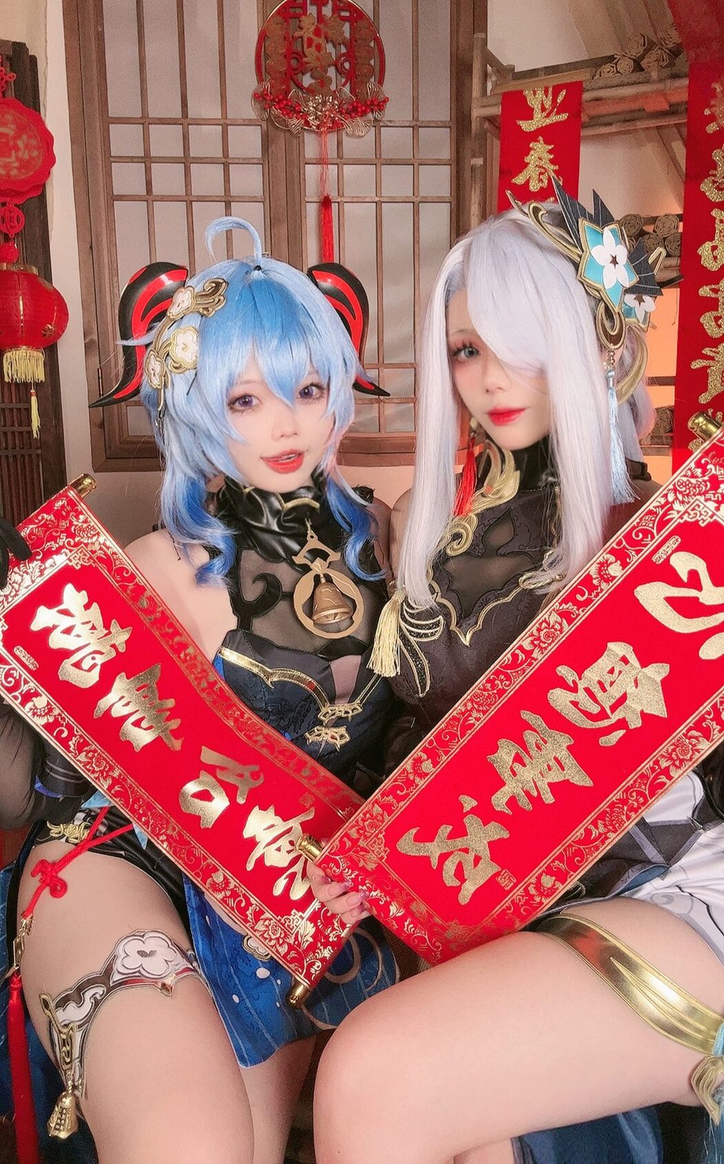 Coser@九言 And 小瑶幺幺 – 原神新春—甘雨申鹤海灯节双人