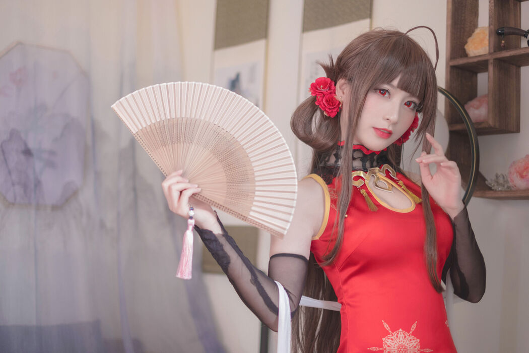 [Cosplay Photo] Coser Hoshino saori - DSR-50 Red Peony