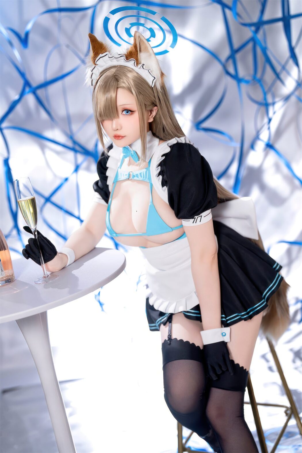 Coser@星之迟迟Hoshilily – 2023年12月计划C – 明日奈同人女仆 Part2