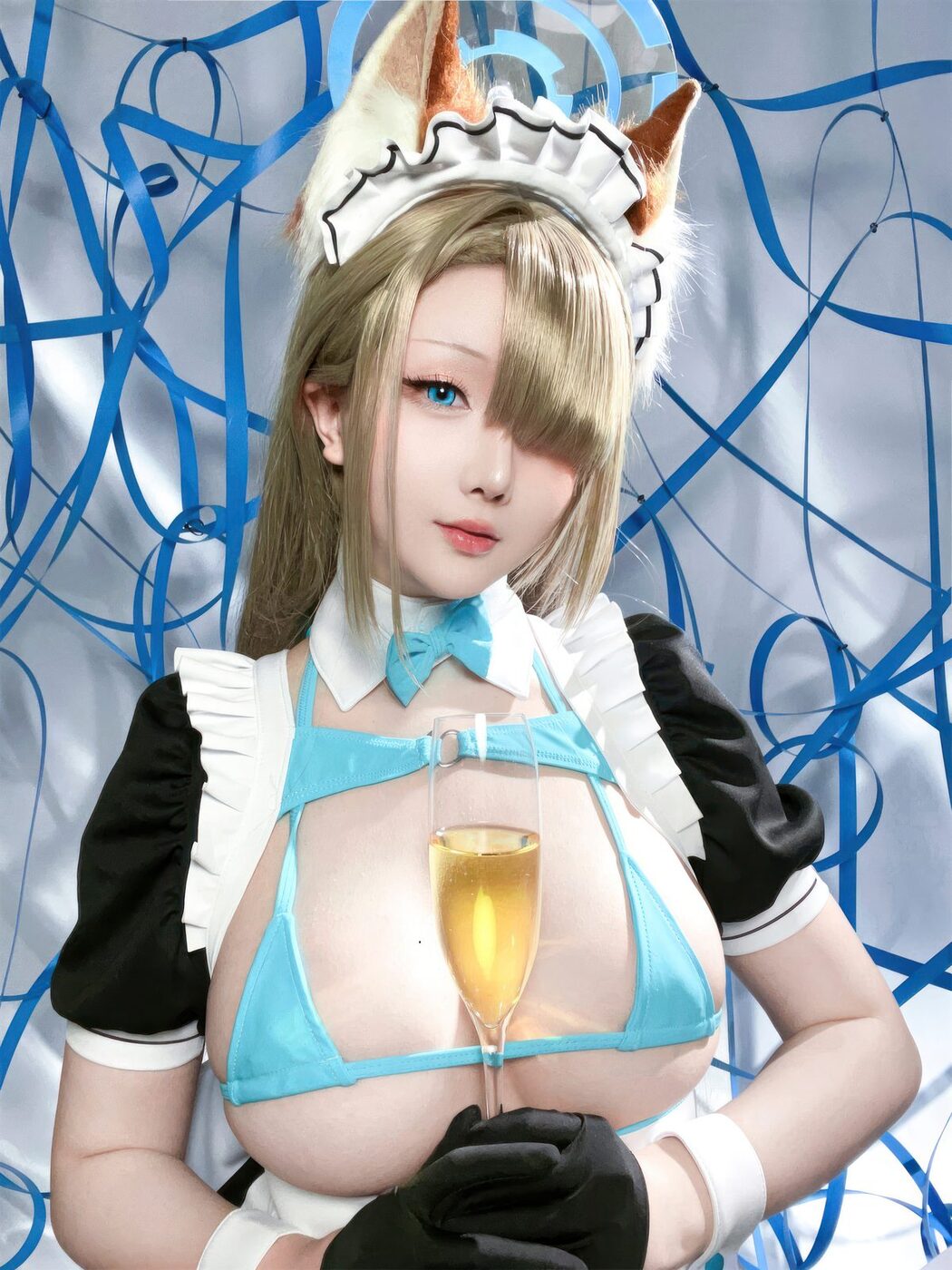 Coser@星之迟迟Hoshilily – 2023年12月计划C – 明日奈同人女仆 Part2