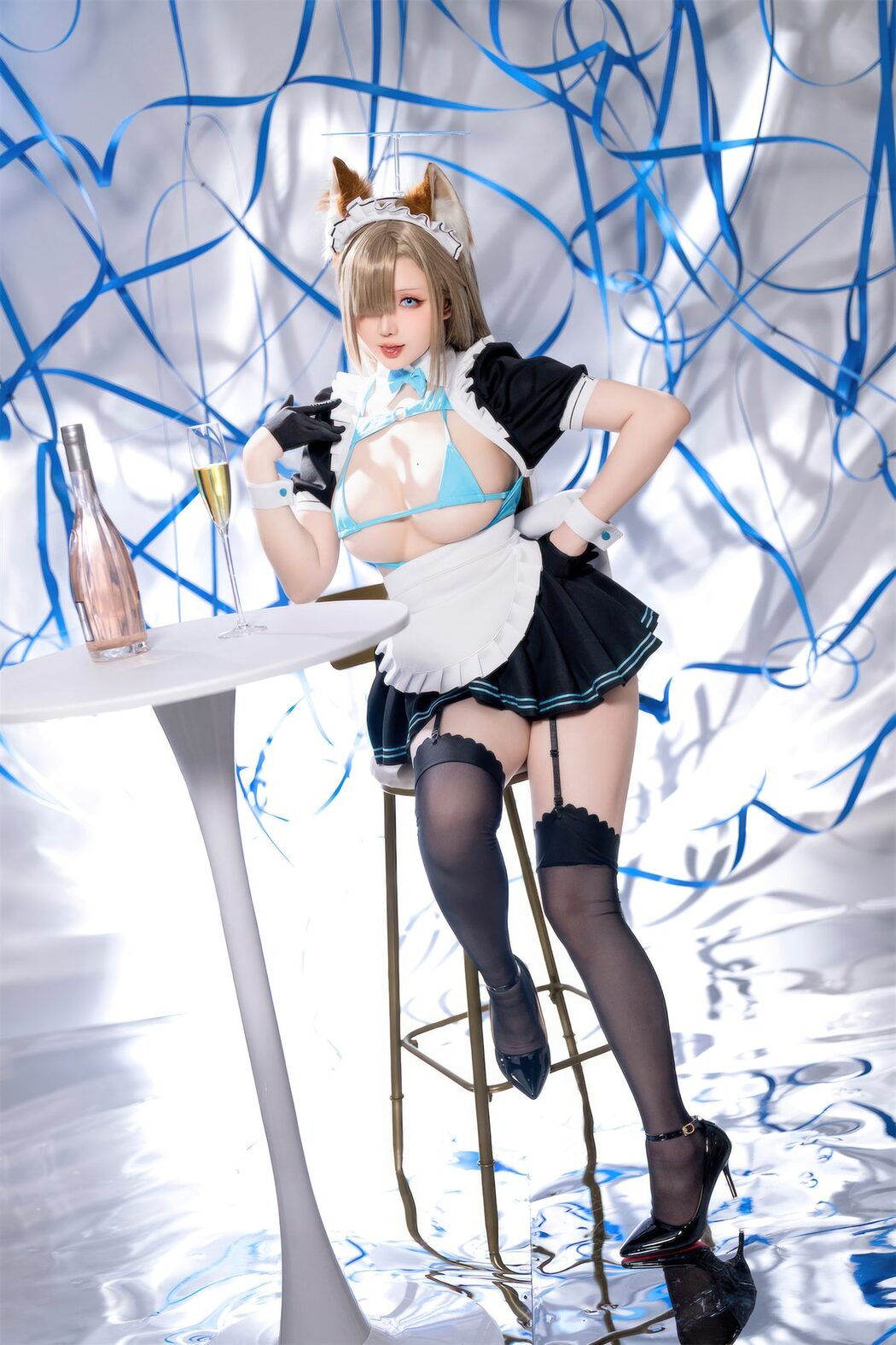 Coser@星之迟迟Hoshilily – 2023年12月计划C – 明日奈同人女仆 Part2