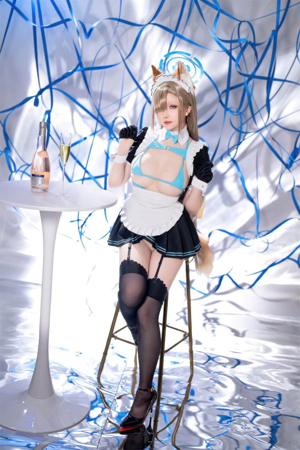 Coser@星之迟迟Hoshilily – 2023年12月计划C – 明日奈同人女仆 Part2