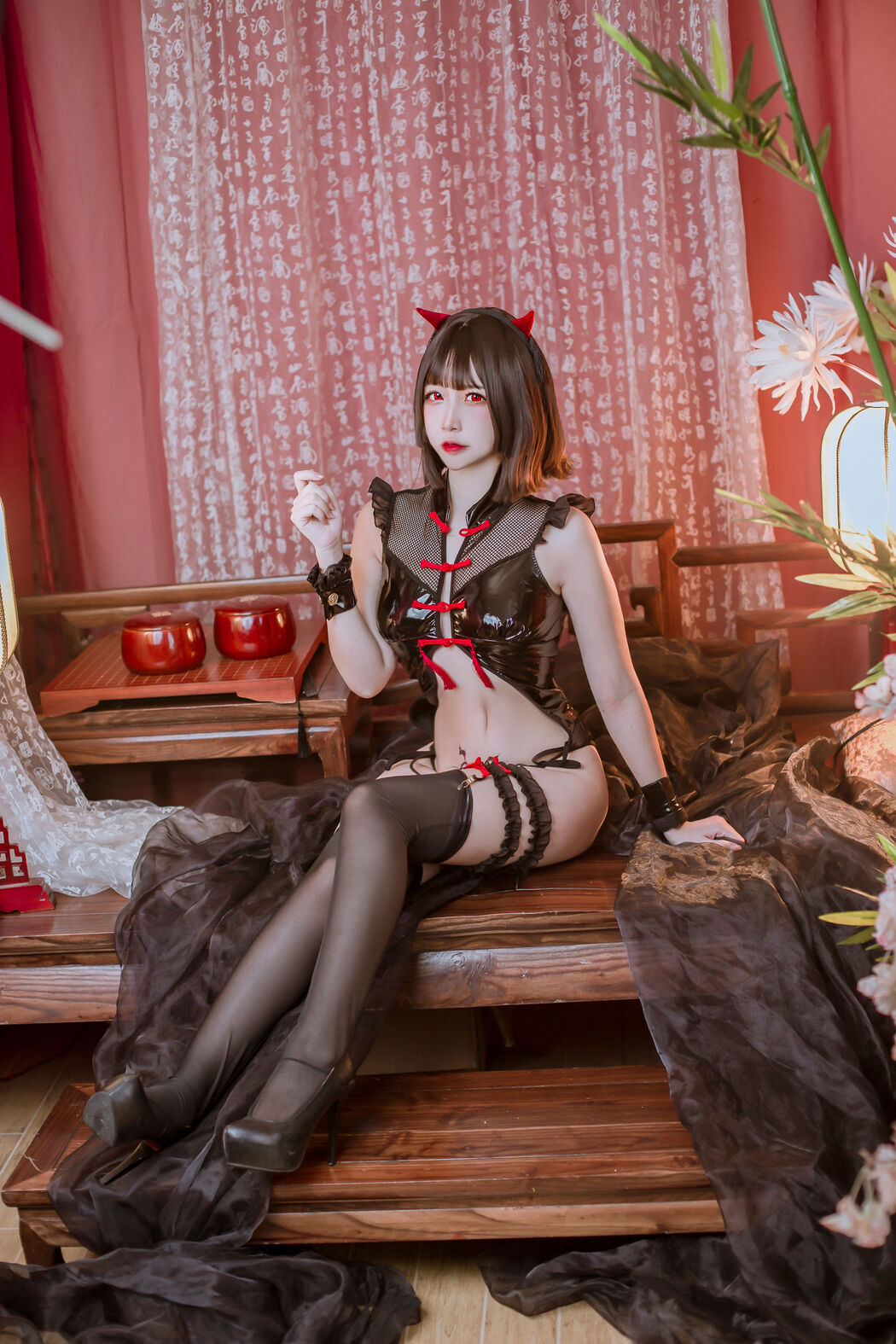 [COS Welfare] Popular Coser Nizuo Nisa - Chinese style little devil