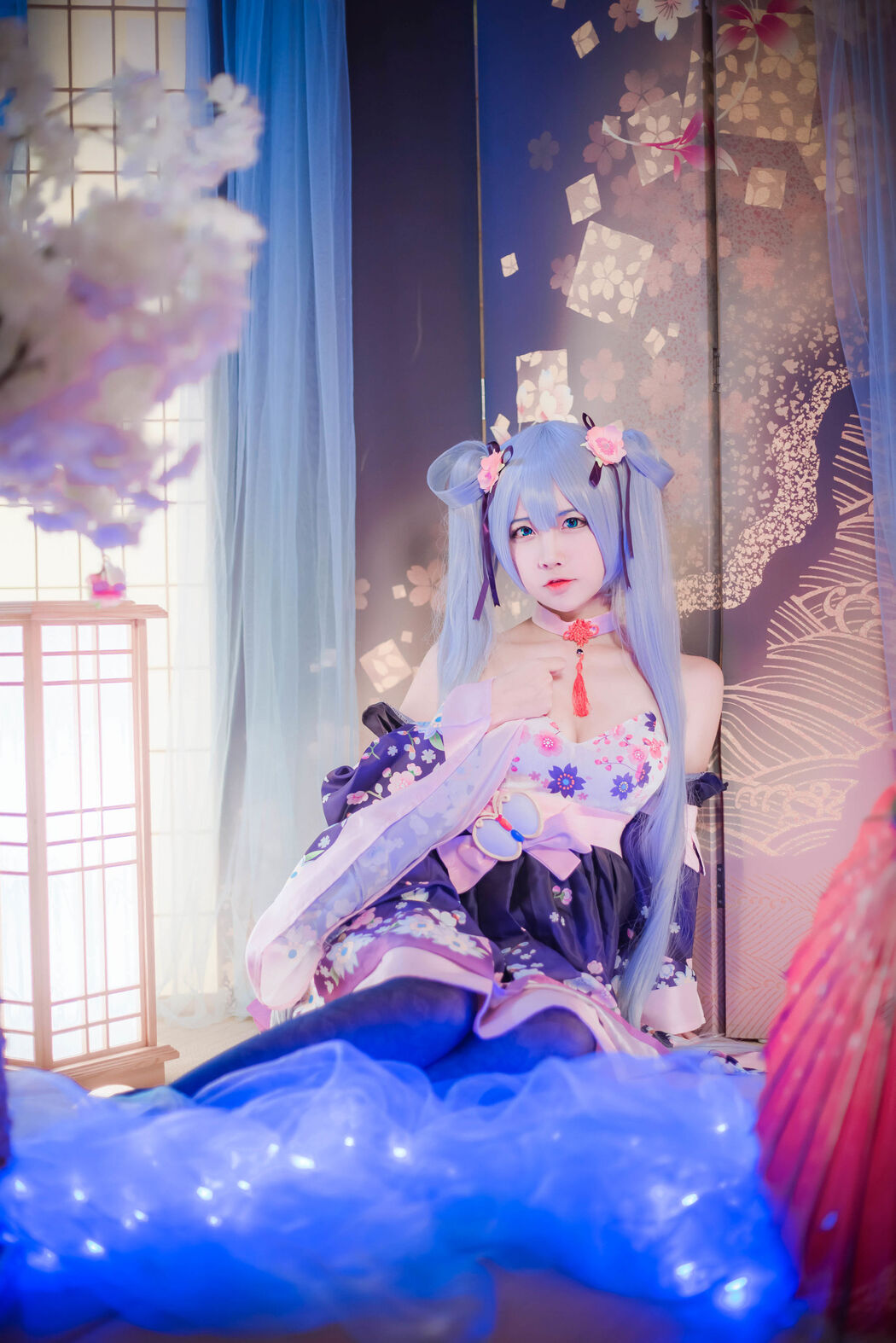 [Cosplay Photo] Popular Coser Nizo Nisa - Double Ponytail