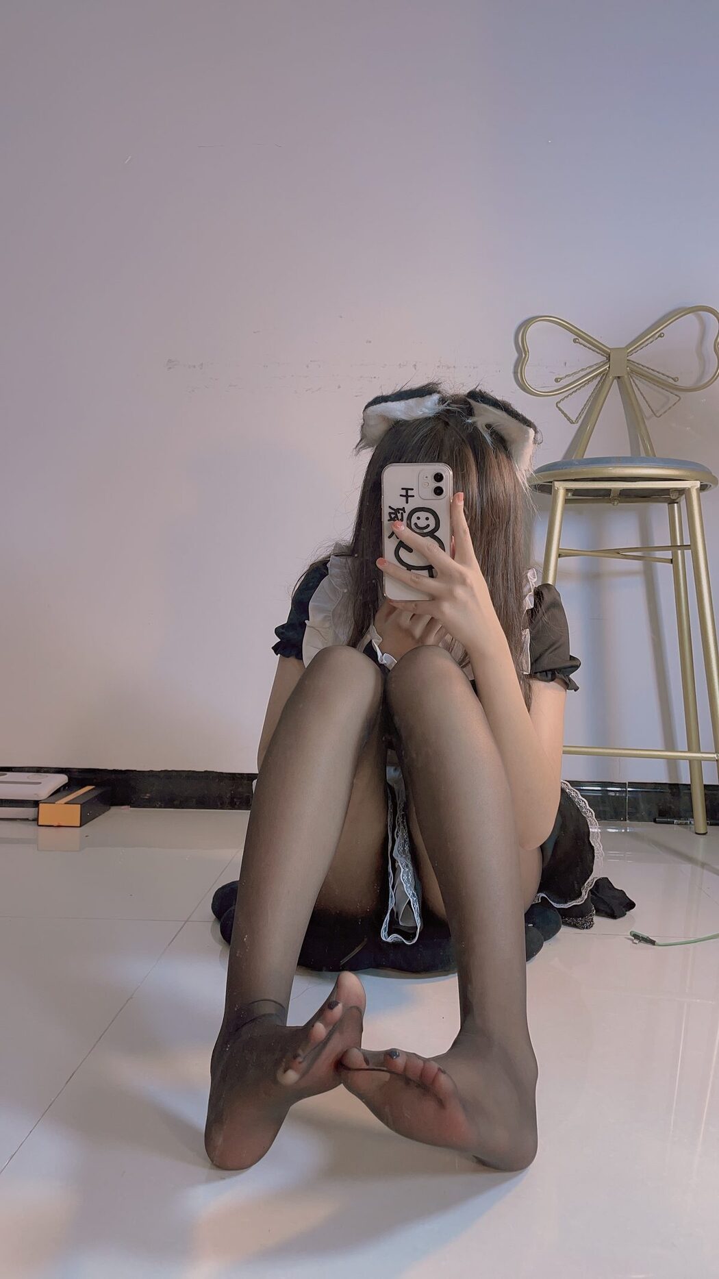 Coser@小宁hate 宁酱 – 黑丝女仆