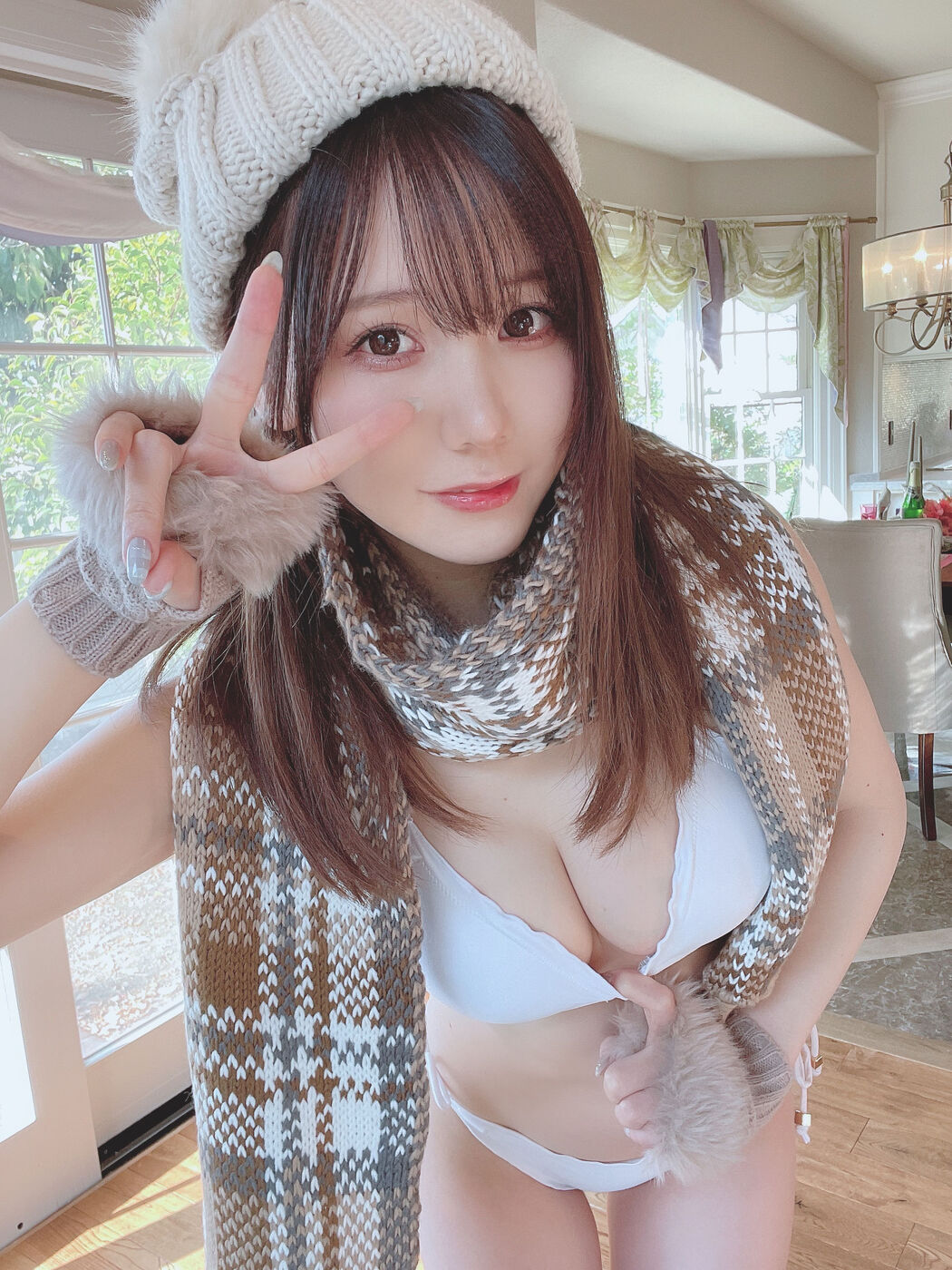 [Welfare COS] Japanese sweet COSERけんけん[fantia] 20220114-ビキニマフラー