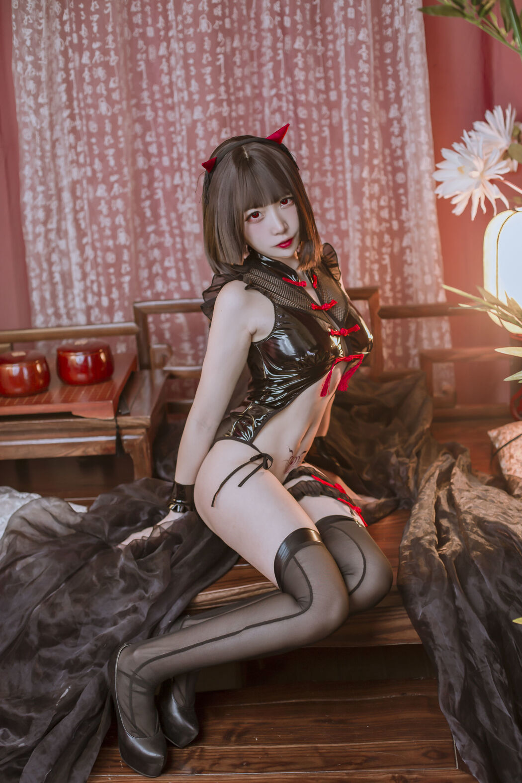 [COS Welfare] Popular Coser Nizuo Nisa - Chinese style little devil Cover Photo