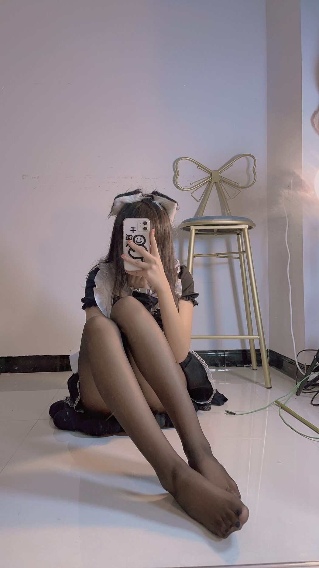 Coser@小宁hate 宁酱 – 黑丝女仆