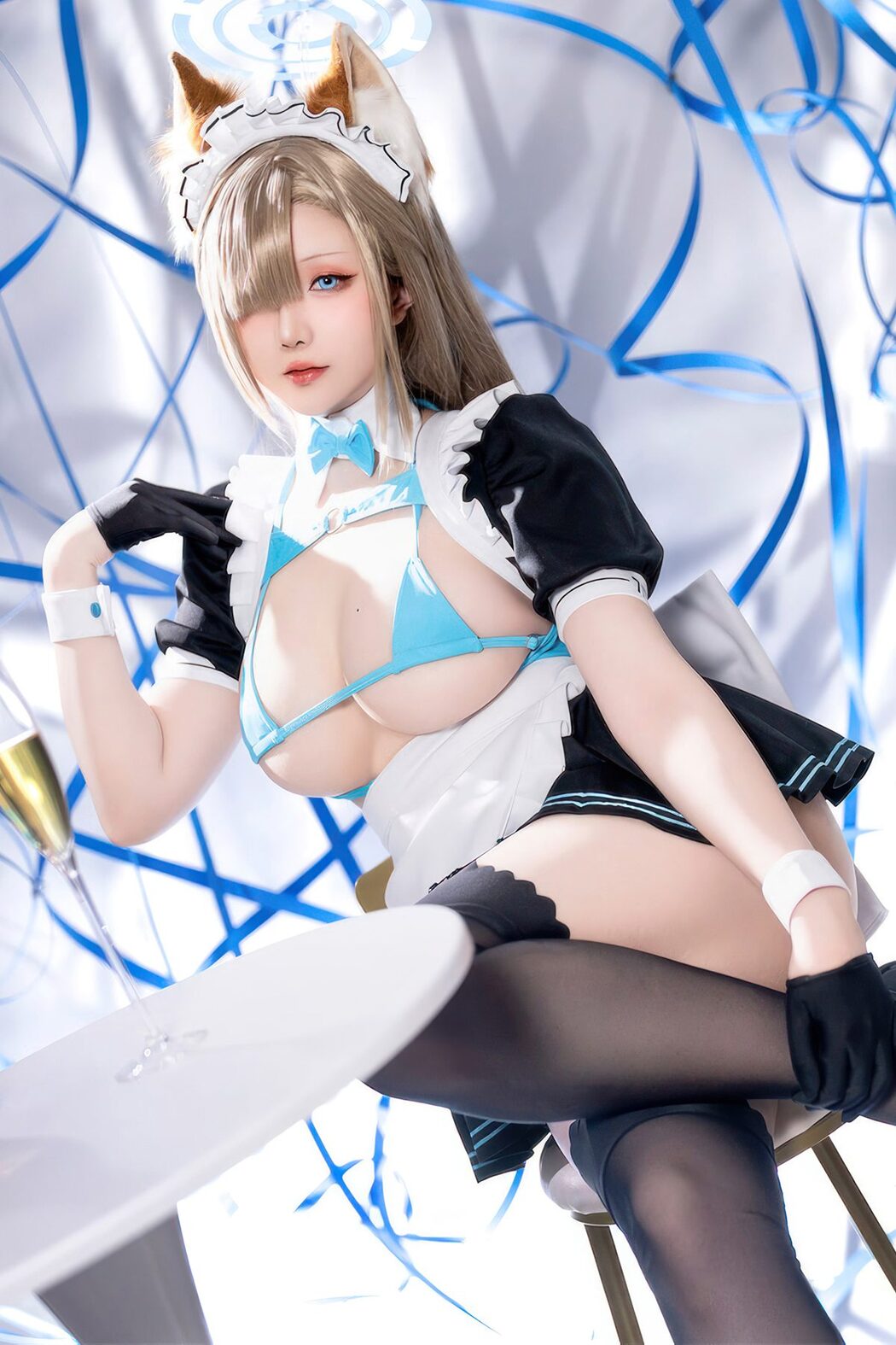 Coser@星之迟迟Hoshilily – 2023年12月计划C – 明日奈同人女仆 Part2 Cover Photo