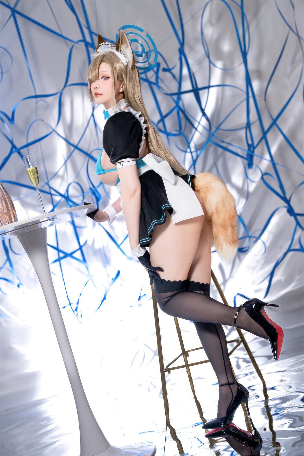 Coser@星之迟迟Hoshilily – 2023年12月计划C – 明日奈同人女仆 Part2