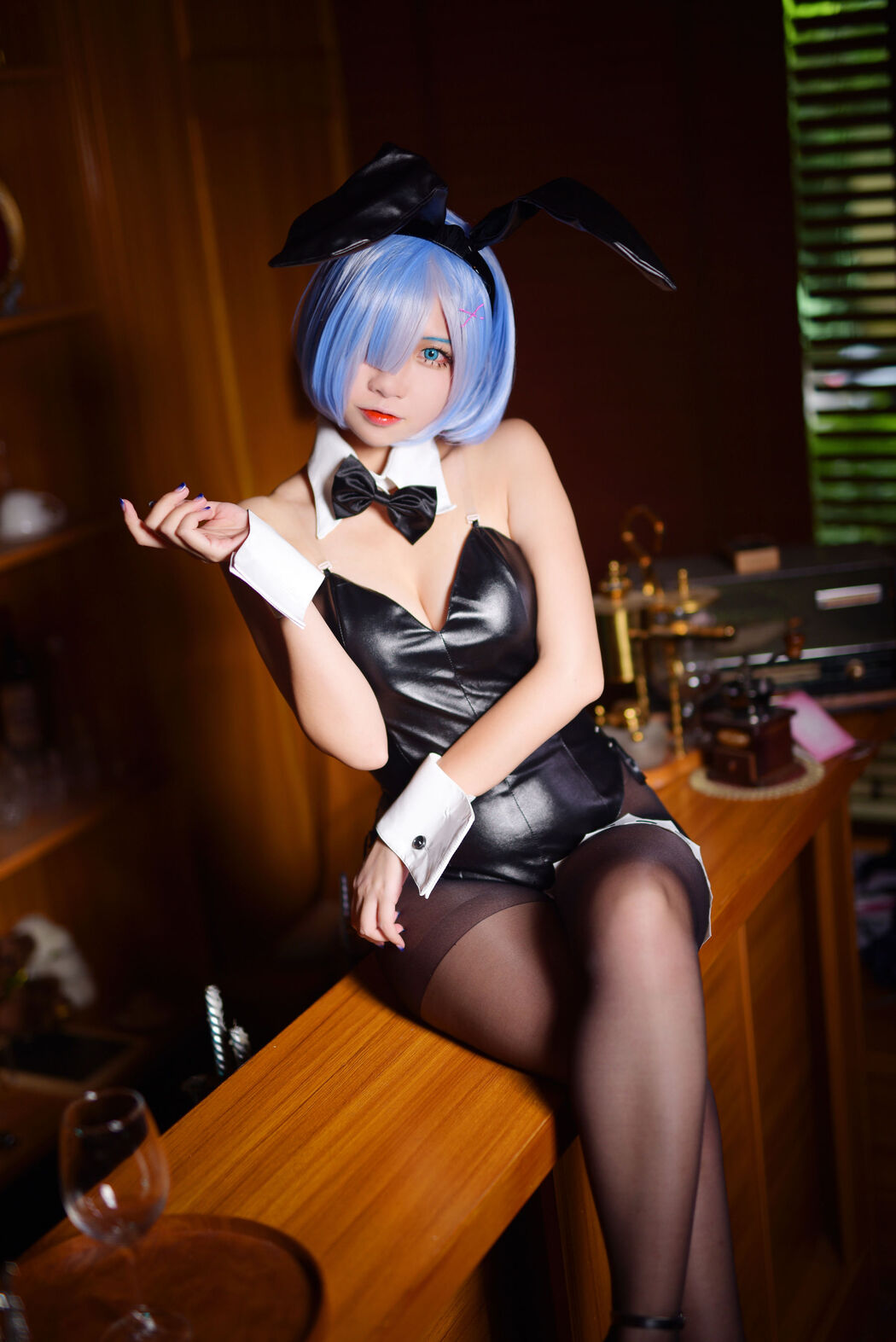 [Cosplay Photo] Popular Coser Nizo Nisa - Rem Bunny Cover Photo