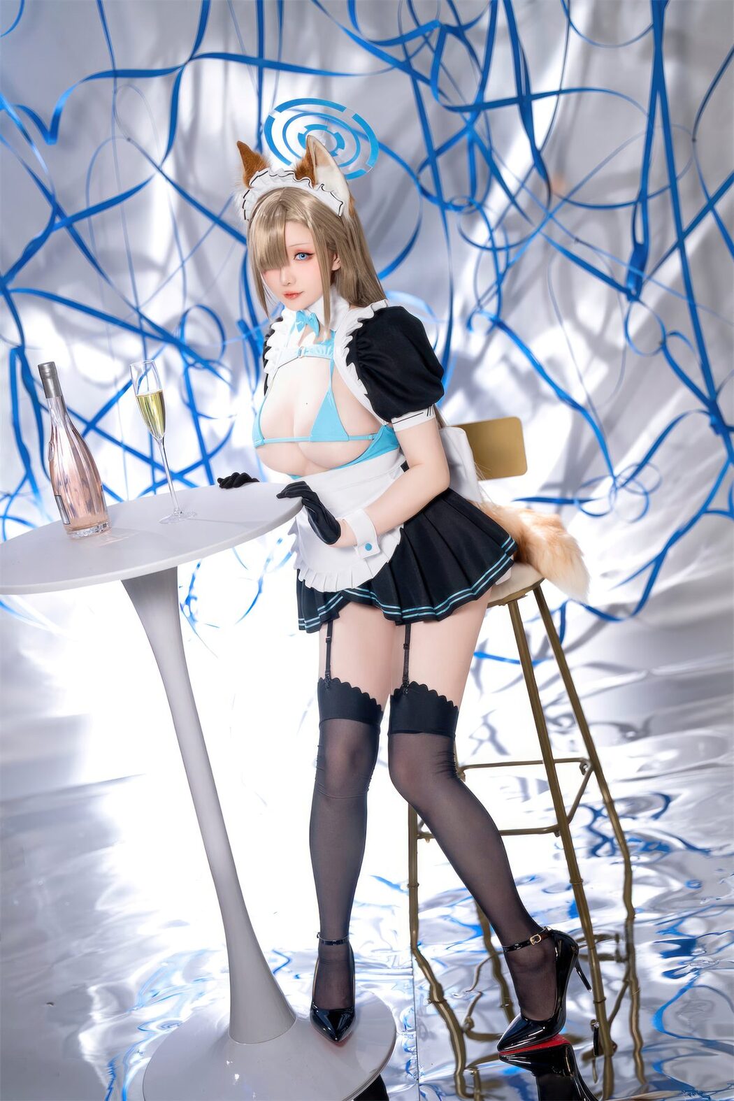 Coser@星之迟迟Hoshilily – 2023年12月计划C – 明日奈同人女仆 Part2