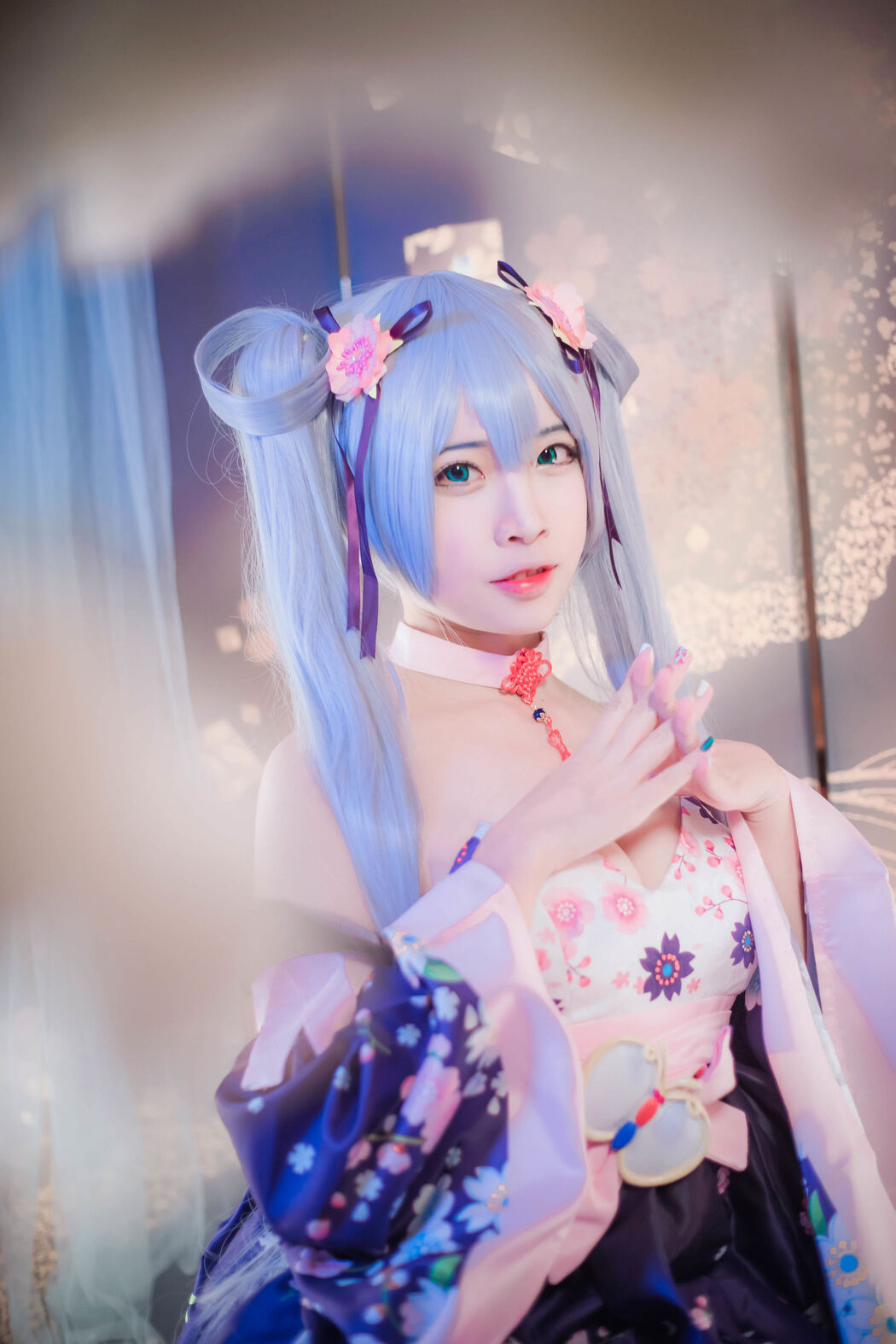 [Cosplay Photo] Popular Coser Nizo Nisa - Double Ponytail