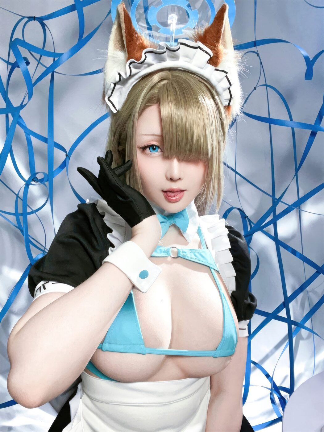 Coser@星之迟迟Hoshilily – 2023年12月计划C – 明日奈同人女仆 Part2