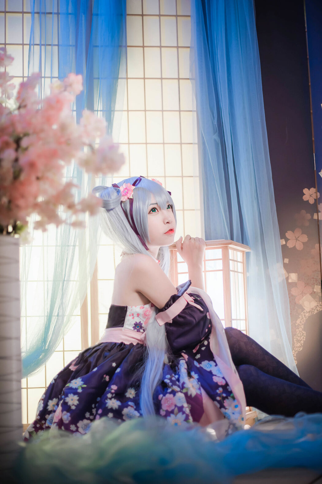 [Cosplay Photo] Popular Coser Nizo Nisa - Double Ponytail