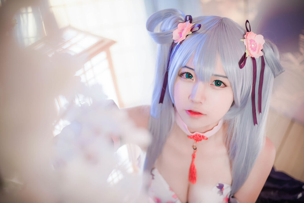 [Cosplay Photo] Popular Coser Nizo Nisa - Double Ponytail