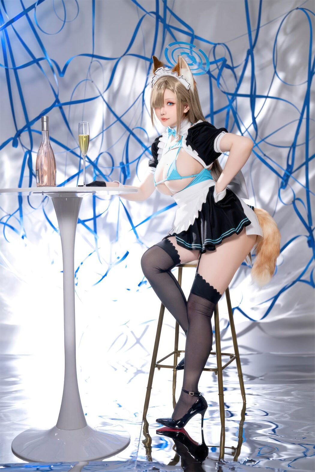Coser@星之迟迟Hoshilily – 2023年12月计划C – 明日奈同人女仆 Part2