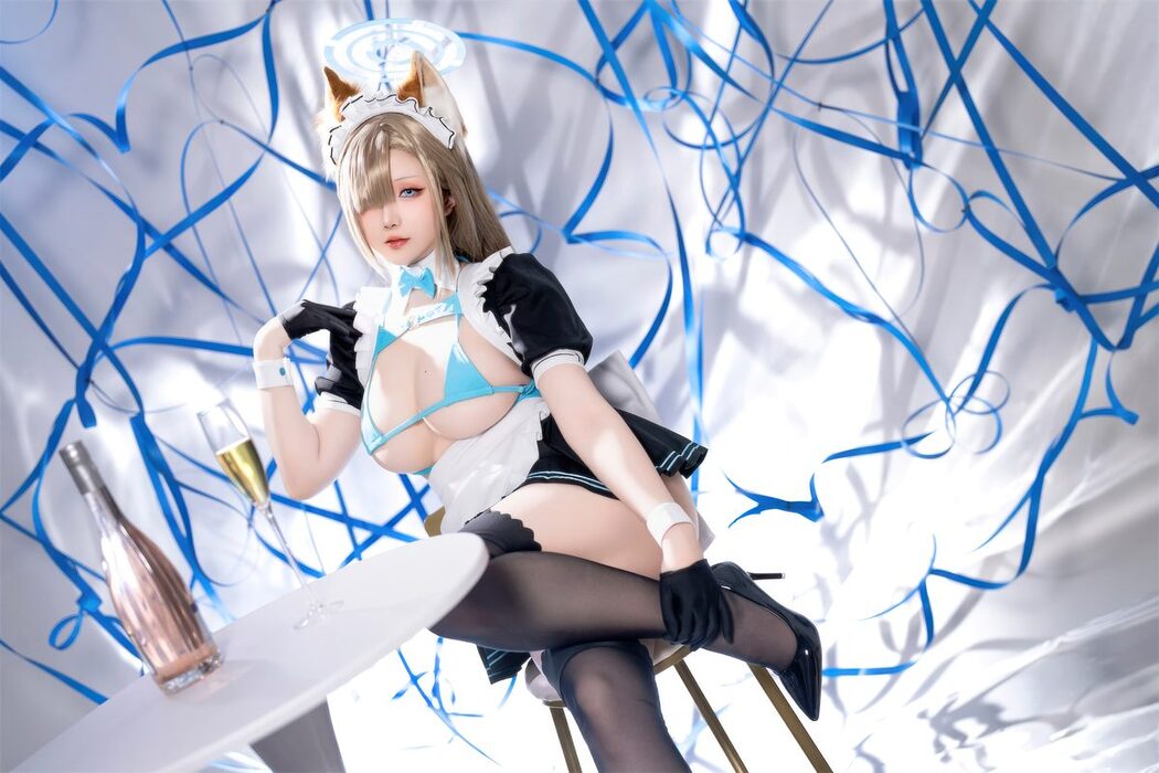 Coser@星之迟迟Hoshilily – 2023年12月计划C – 明日奈同人女仆 Part2