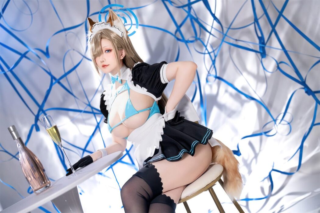Coser@星之迟迟Hoshilily – 2023年12月计划C – 明日奈同人女仆 Part2