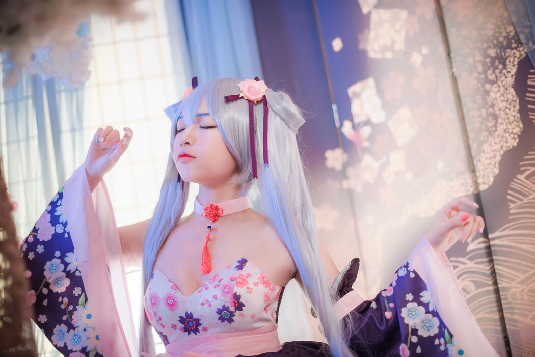 [Cosplay Photo] Popular Coser Nizo Nisa - Double Ponytail